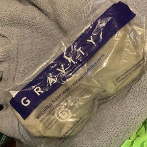 Weighted Sleep Mask - gray. BNWT. Never opened